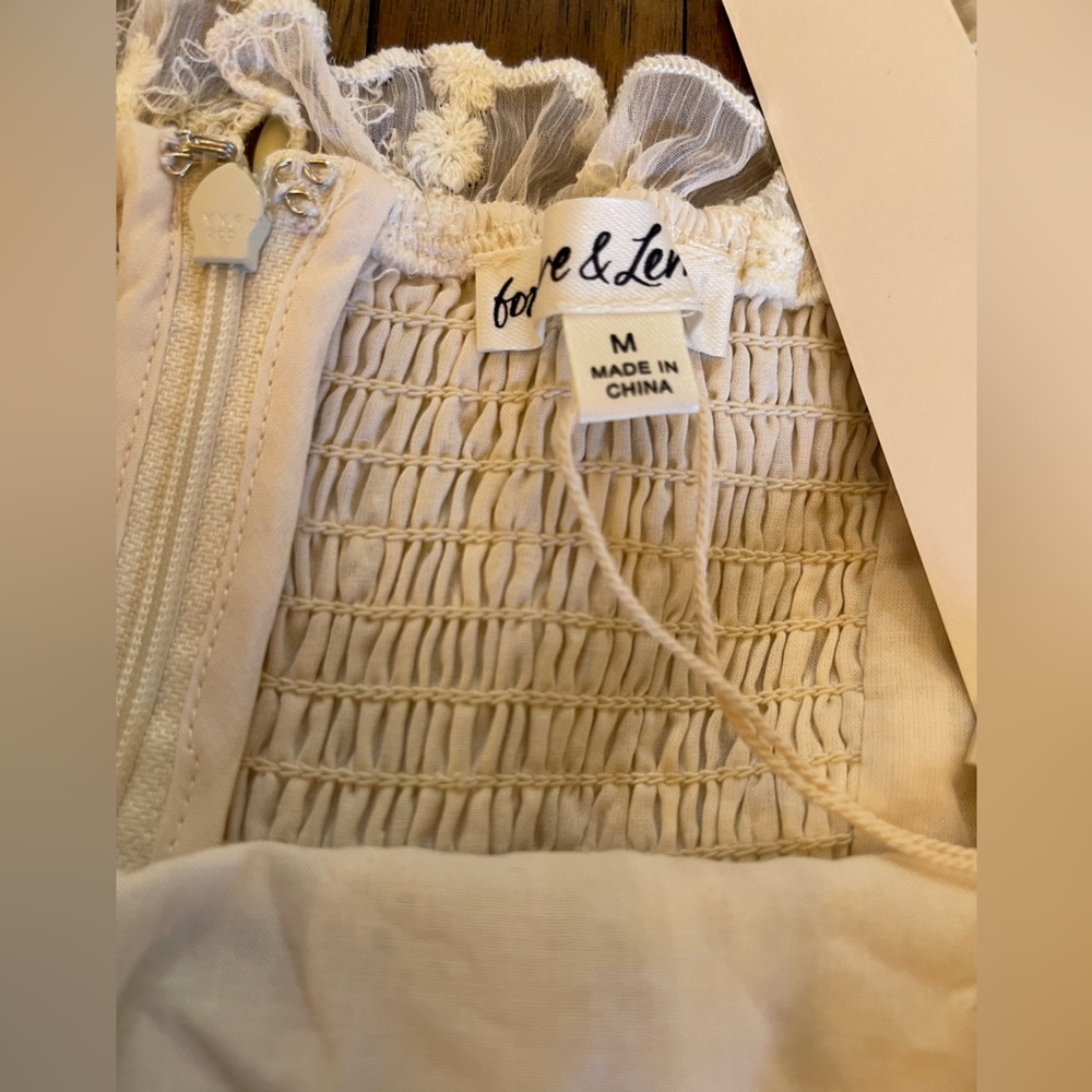For Love And Lemons Sora eyelet mini dress medium - Picture 6 of 8